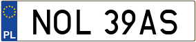 Truck License Plate